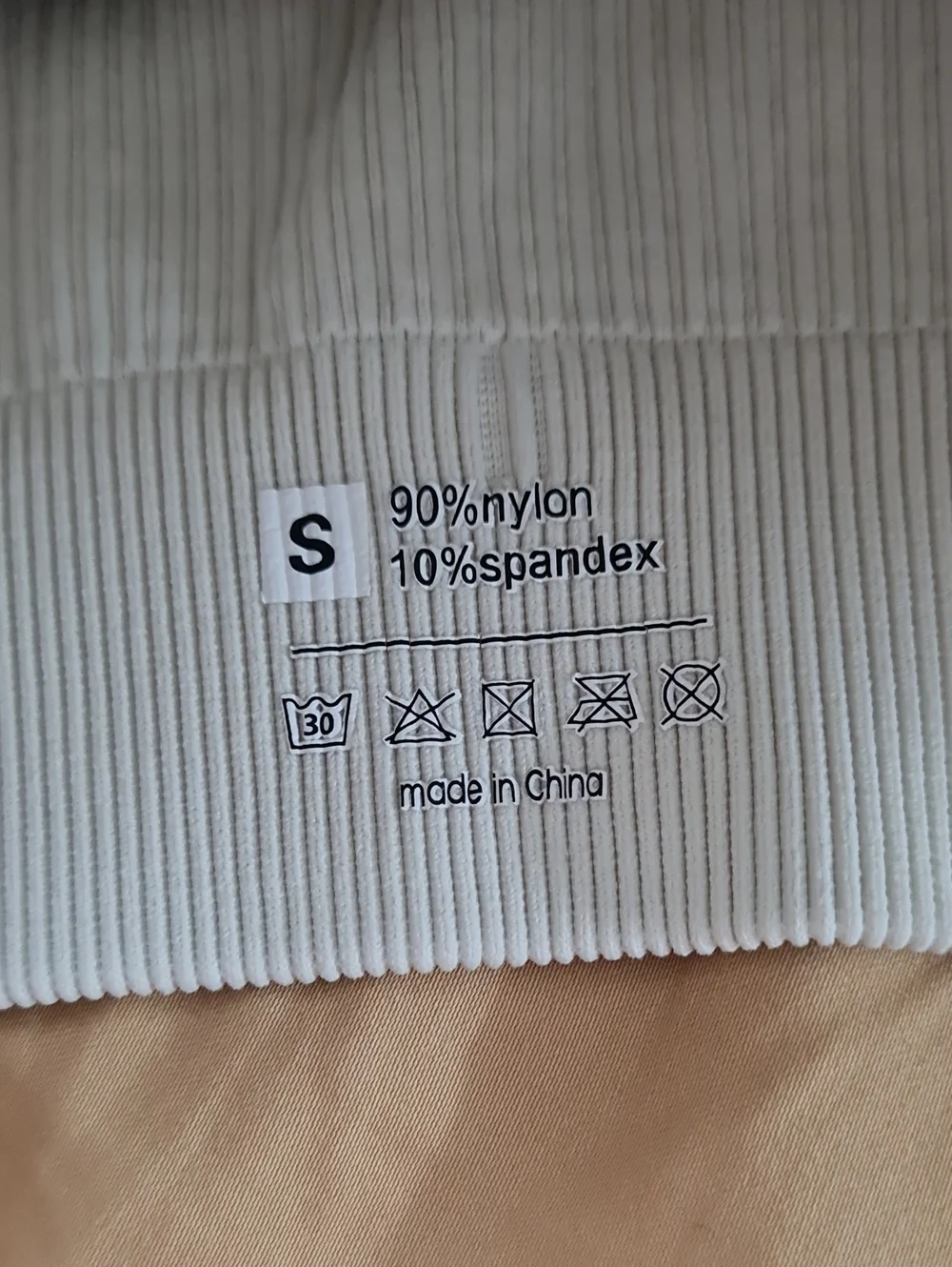 💥3for$15💥One-Shoulder Ribbed Bralette - Cream